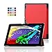 Lenovo TAB 2 A10 case, KuGi ® High quality ultra-thin Smart Cover Case for Lenovo TAB 2 A10 tablet (Red)