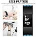SKYLET Compatible with Fitbit Charge 2 Bands for Men Women, 3 Pack Breathable Silicone Replacement Sport Wristbands Compatible with Fitbit Charge 2 with Secure Clasp Men Women Large Small