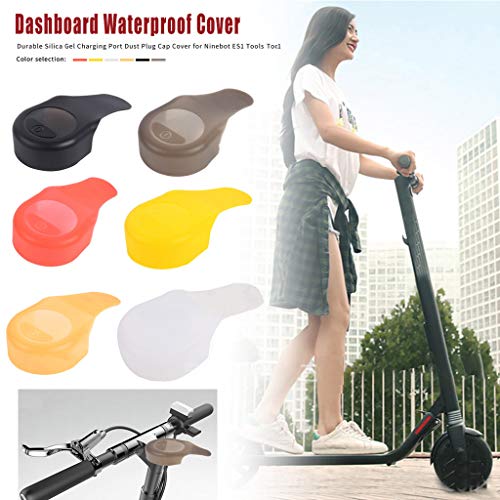 Uplord Protective Case Dustproof Electric Scooter Dashboard Waterproof Cover,Dashboard Panel Waterproof Silicone Cover Dashboard for Ninebot ES1 ES2 ES3 ES4