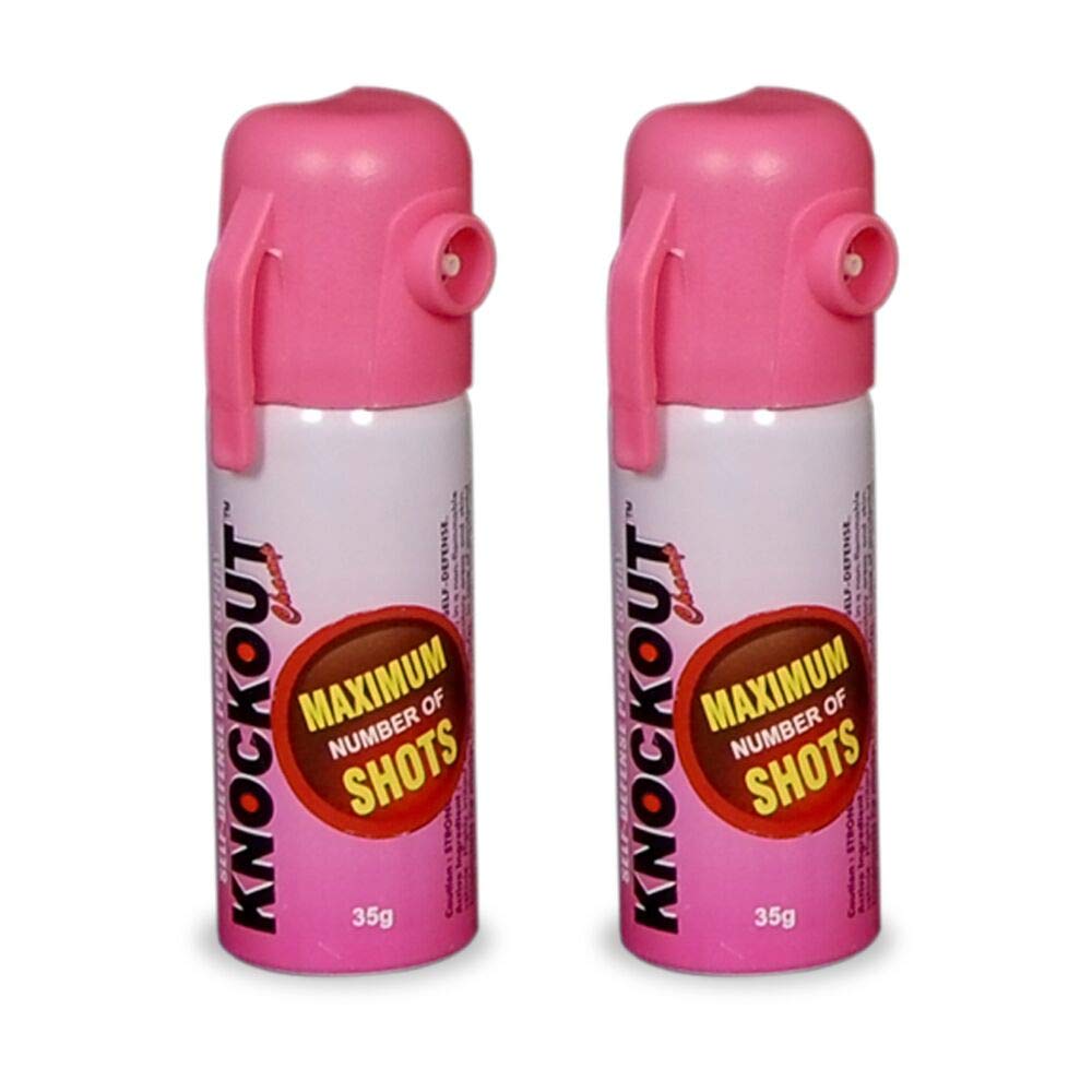 Knockout Powerful OC Pepper Spray, Self Defence for Women with Maximum