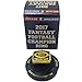 Decade Awards 2017 Fantasy Football Champion Ring with Rhinestone Border - Heavy Gold FFL League Champ Ring with Stand - Size 9 (Gold 9)