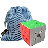GoodPlay YongJun YJ Yulong 3x3x3 Speed Cube Stickerless 3D Intelligence Smooth Magic Cube Brain Teaser Puzzle Cube Toys For Children Adults+ One Cube Bag