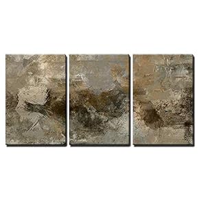 Monochrome Acrylic Background - Canvas Art Wall Art -16"x24"x3 Panels
