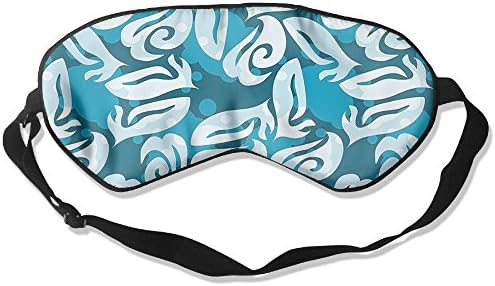 Kmeiqufan Classic Shabby Chic Trendy Stylish Fashion With Elegance Shapes Artwork Adjustable Sleeping Eyes Mask Shading Sleep Mask