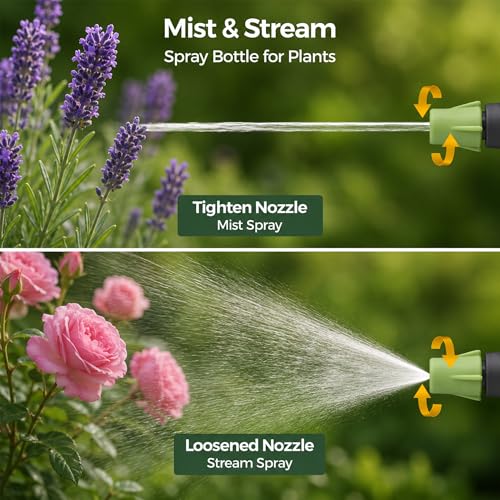 3 Pcs 1/2 Gallon Pump Sprayer, Hand Pressure Sprayer with Adjustable Nozzle, photo 12