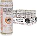 MOONSHOT Sparkling Honey Peach Energy Drink • 30% Juice • 115mg Caffeine • Pure Cane Sugar • Healthy All Natural Energy Drink • No Artificial Flavors, Sweeteners, Colors or Preservatives