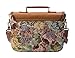 ECOSUSI Fashion Girl's Faux Leather Satchel Purse Small School Crossbody Messenger Bag Work Cross-body Bag Red