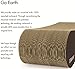 Friends Forever Jumbo 2 in 1 Large Premium Cat Scratcher Lounge, Colossal, Corrugated Ergonomic Cardboard Lounge Scratch Post Angled (Walnut Brown)