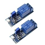 HiLetgo 2pcs DC 5V Trigger Time Delay Switch Relay