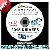 2015 Universal Windows Drivers DVD For Microsoft Windows XP, Vista, 7, 8 and 8.1 - Easy Automatic Install - Install Any Missing Driver or Update Existing Device Drivers