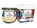Aromatherapy Vanilla Scented Frosted Jar Candle with Lid, 7.6 Oz, Burn 48 Hours, 2 Wicks, Relieves Stress and Improves Your Sleep!