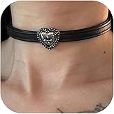 72ore Black Choker Cross Heart Black 90s Chokers Leather Trendy Necklace for Women 2025 Birthday Jewelry Gifts Party Dresses Punk Accessories