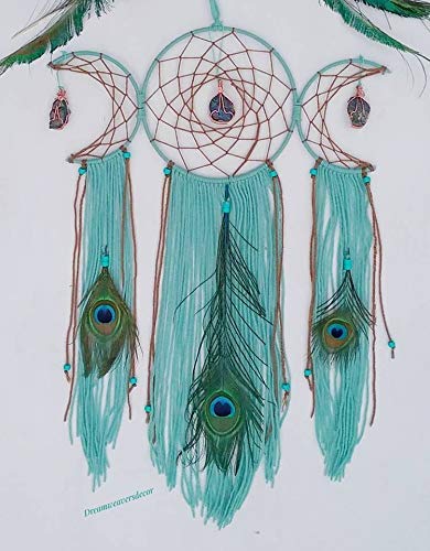 Dream Catcher Turquoise Wall Decor Moon Dreamcatcher Dream Catcher Turquoise Wall Decor Moon Dreamcatcher