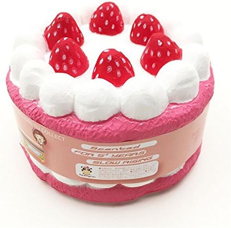 Happyplace,New 12CM Jumbo Squishy Strawberry cake Scented Super Slow Rising Fun Kid Toy ,squishy toy