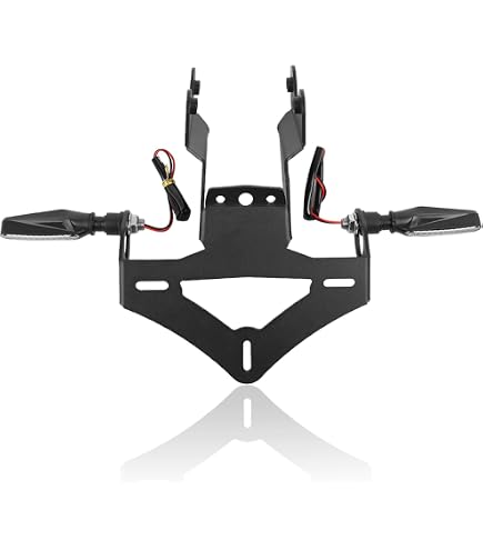License Plate Tail Frame Bracket With LED Light For Yamaha MT-09 / MT-09 SP (2024-2026) - View #8