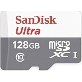 SanDisk 128GB Ultra microSDXC UHS-I Class 10 Memory Card 100 MB/s SDSQUNR-128G-GN6MN