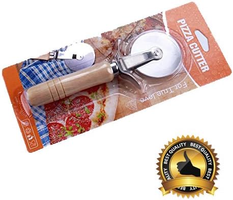 ABUYDI Best Choice of Pizza Cutter with Unique Design: Durable, Strong, Stainless Steel Wheel; Soft Ergonomic, Comfort Grip Handle; International Women's Day Gifts For Wife, Mother and Girl