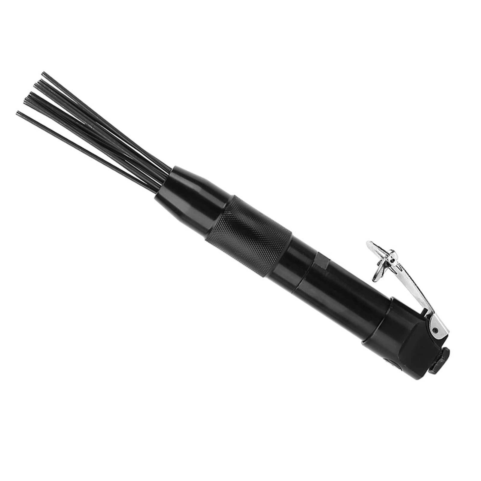 4400rpm Air Needle Descaler Alloy Steel De-Rust Needle Air Pneumatic Needle Slag Cleaner Rust Corrosion Slag Deburring Cleaning Tool for Welders Automotive Specialists DIYers