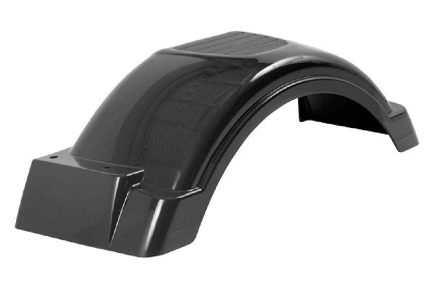 Fulton Trailer Fenders: 8-Inch to 12-Inch Black Plastic Fender for Durable Tire Protection