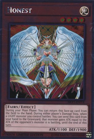 Yu-Gi-Oh! - Honest (NKRT-EN014) - Noble Knights of the Round Table - 1st Edition - Platinum Rare