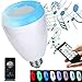 LED Light Bulb,Wireless Bluetooth Dimmable Lamp Bulb Speaker, E27 Base RGB Multicolor Changing LED Music Smart Bulb Light for iPhone, iPad and Android Phone.(White)