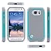 NECALON S6 Active Case, LK [Drop Protection] Shock-Absorption Hybrid Dual Layer Armor Defender Protective Case Cover for Samsung Galaxy S6 Active (Mint)