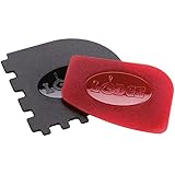 Lodge SCRAPERCOMBO Grill Scraper, 2 Count, Red/Black