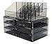 Sodynee Makeup Cosmetic Organizer Cosmetics Organizers Storage Drawers, Two Pieces Set