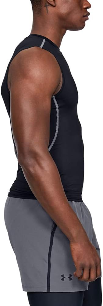 Under Armour Men's HeatGear Armour Sleeveless Compression T-shirt: Under Armour: Clothing