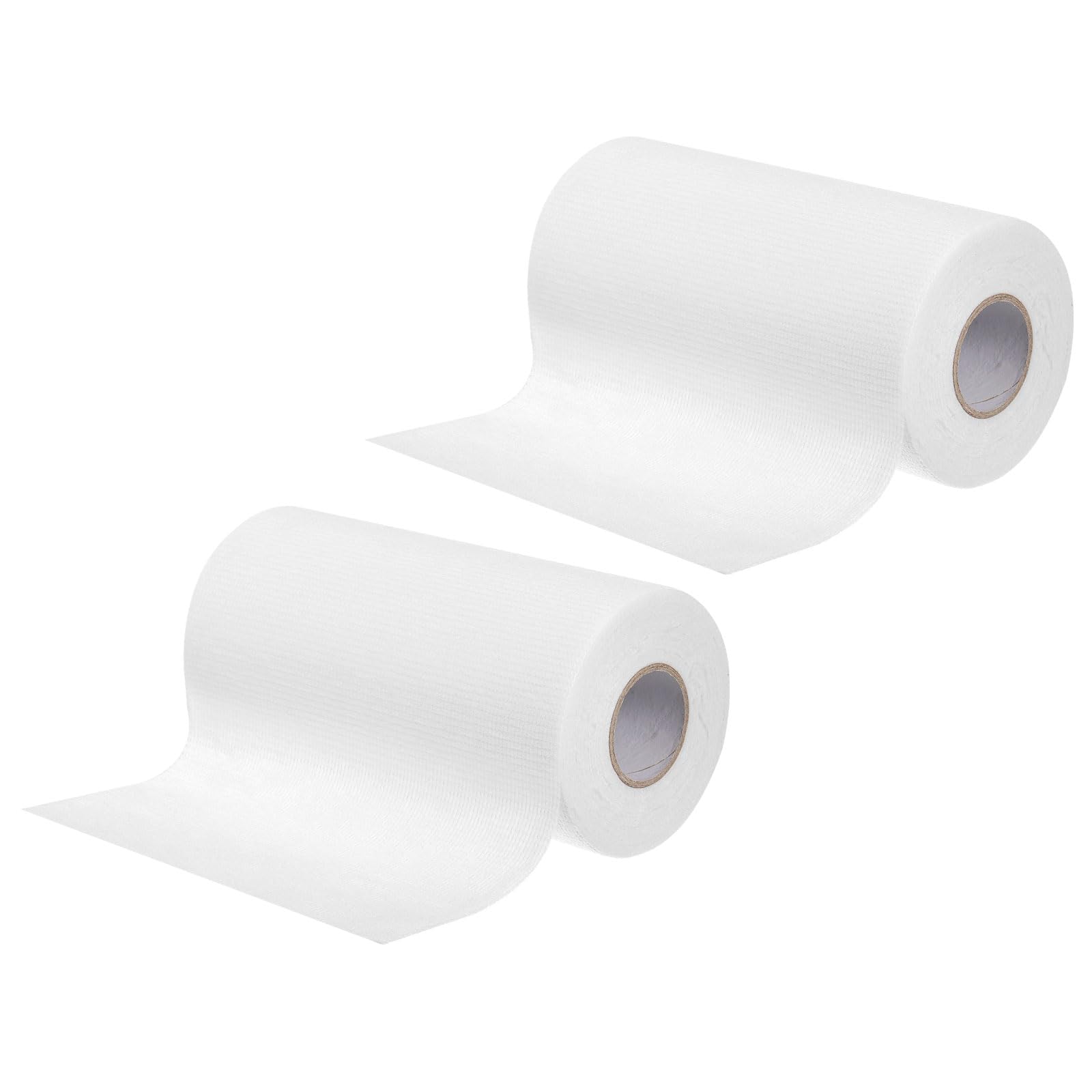 PATIKIL 8inch x 66ft Fiberglass Cloth Tape, 2pcs Polyester Fiberglass Mesh Tape Drywall Tape Polyester Fiber Tape Waterproof White 2.3oz(65g) 0.2MM for Roof Shower Walls Tiles Boat