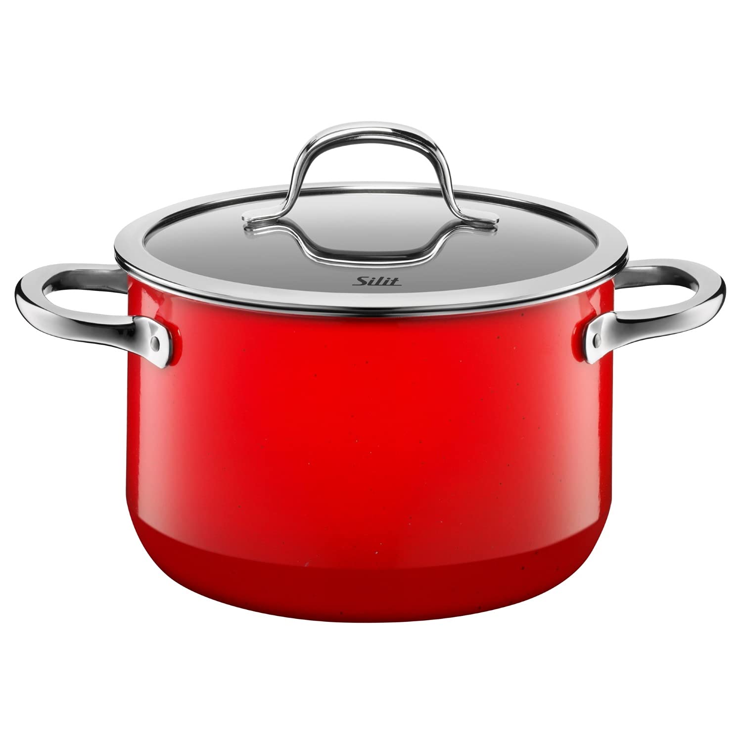 Silit "Passion High Casserole with Lid, Red, 20 cm
