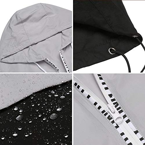 image for ZEGOLO Women's Raincoats Waterproof Packable Windbreaker Lightweight A