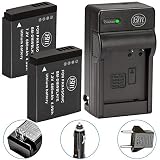 BM Premium 2-Pack of DMW-BLH7 Batteries and Charger for Panasonic Lumix DC-GX850, DMC-LX10, DMC-LX15, DMC-GM1, DMC-GM1K, DMC-GM1KA, DMC-GM1KS, DMC-GM5, DMC-GM5KK Digital Camera