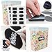 VERONES Cereal Container, Airtight Storage Containers Perfect for Flour Container Dry Food Storage Containers 4 Piece 2 Size (20 Chalkboard Labels & 2 Measuring Cups Included)
