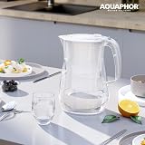 AQUAPHOR Onyx Water Filter Jug 4.2l incl MAXFOR+ Filters Black White view 3