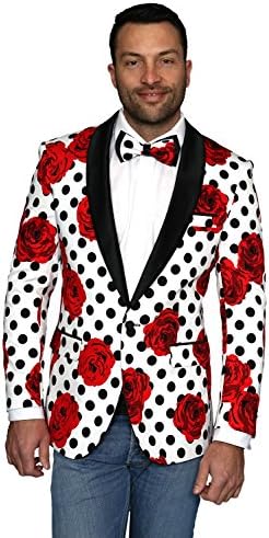Manzini Fancy MODERN FIT COTTON Sport Coat MZC-105 WHITE Size- XXL