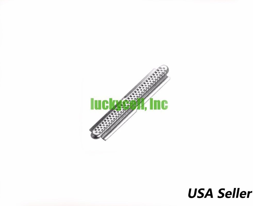 LuckyCell-LG G3 D850 D851 D855 VS985 LS990 F400 Ear Speaker Mic Grill Anti Dust Mental Mesh Cover Parts Fix Replacement (Silver)