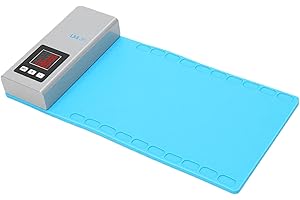 Hilitand LCD Separator Heating Pad, 10-130 Adjustable Temperature Heating Mat with Display for Phone Tablet Screen Removal an