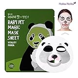[Holika Holika] Baby Pet Magic Mask Sheet 22ml #Vitality Panda (10 Sheet)