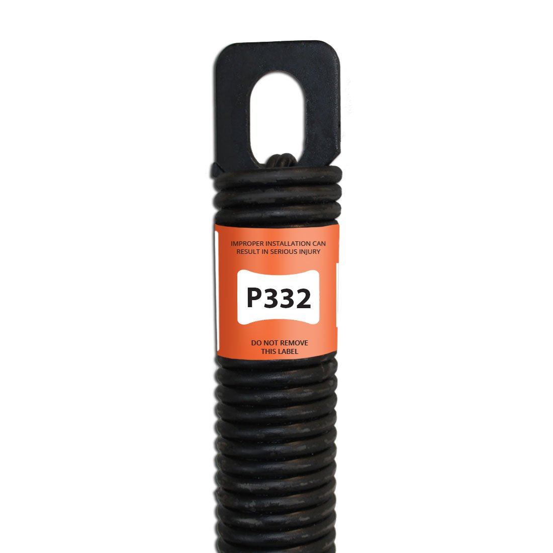 P332 32-inch Plug-End Garage Door Spring (.244" #3 Wire)