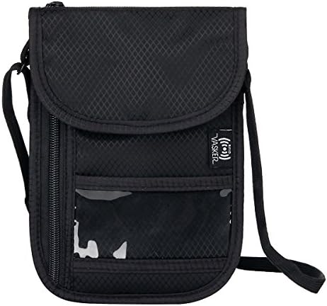 VASKER RFID Blocking Passport Holder Neck Stash Antitheft Hidden Wallet