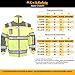 KwikSafety (Charlotte, NC) ENFORCER | Class 3 Safety Bomber Jacket | High Visibility ANSI Compliant OSHA | Detachable Chest iPocket Foldable Hoodie Thermal Lining Construction Work Wear | X-Large