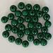 12mm Round Wood Beads (50pc) - Xmas Green