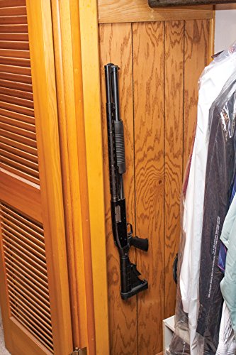 LOCKDOWN Gun Concealment Magnet with Strong, Rubber Coated Design and Mounting Screws for Shotgun, Pistol or Rifle Storage