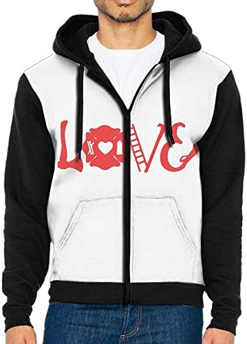 Alility Hoodie Love Axe Firefighter Zip Up Raglan Hoodie Graphic Raglan Pullover Hoodie With Pocket For Men