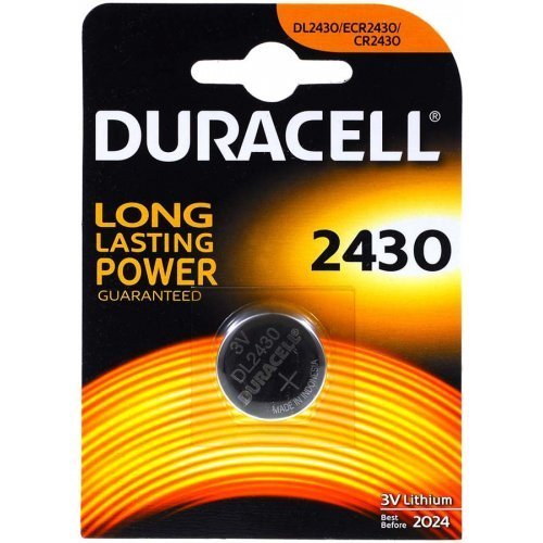 Duracell Battery Electronics 2430 Lithium Coin Cell (CR2430) 3V Pack of