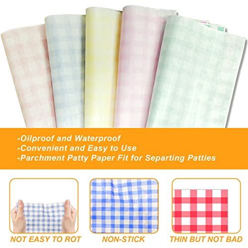 300PCS Wax Paper Sheets Deli Paper 10 inch Sandwich Paper Liners Dry