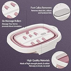 Collapsible Foot Soaking Bath Basin with Foot