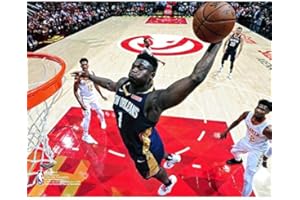 LEGENDS GALLERY New Orleans Pelicans Zion Williamson Slam Dunk 8x10 Photo Picture Poster - Valentines Day, Birthday, Fathers Day, Or Christmas Gifts For Men, Dad, And Husband