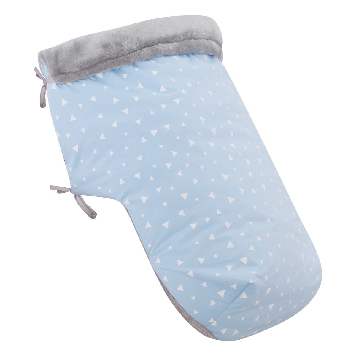 JYOKO KIDS Universal Baby Blanket Footmuff (Blue Sparkles, Teddy-Fleece)
